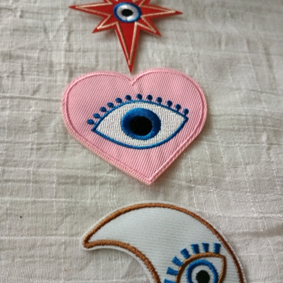 🐦‍⬛ MYSTIC CHARM 🐦‍⬛ x3 bundle Occult Pop iron-on/sew-on patches, celestial - Picture 6 of 9